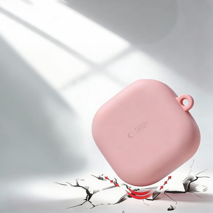 Tech-Protect Silicone Hook Hülle für Samsung Galaxy Buds4 / Buds4 Pro, Rosa
