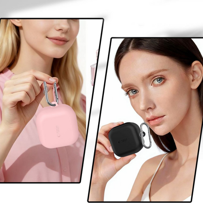 Tech-Protect Silicone Hook Hülle für Samsung Galaxy Buds4 / Buds4 Pro, Rosa
