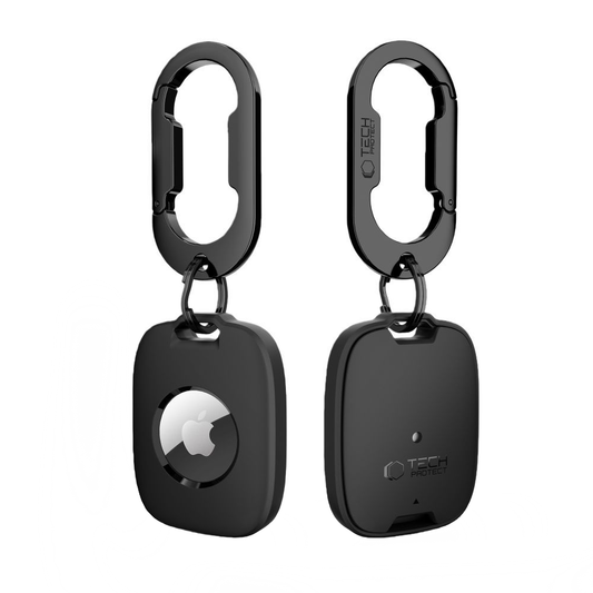 Tech-Protect Velar Hülle für Apple AirTag, Schwarz