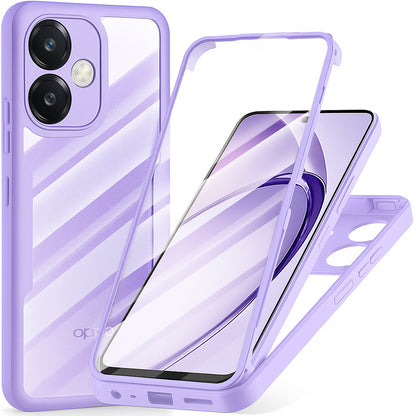 Hülle für Oppo A3 4G / A3 5G, Techsuit, ColorVerse 360, Lila
