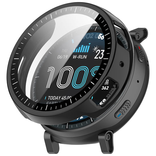 Techsuit Defense360 Pro Hülle für Amazfit Active Max, Schwarz
