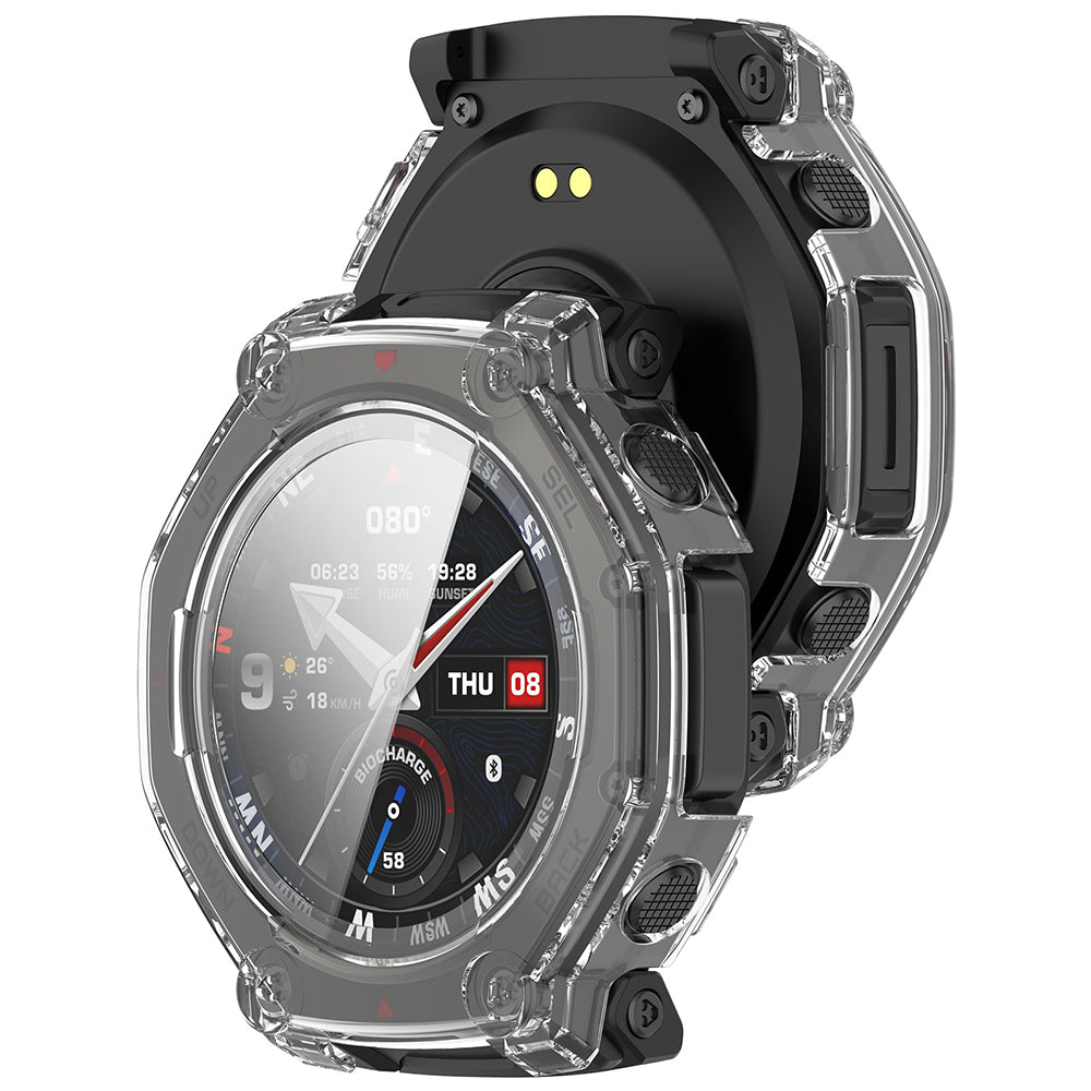 Techsuit Defense360 Pro Hülle für Amazfit T-Rex 3 Pro, Transparent
