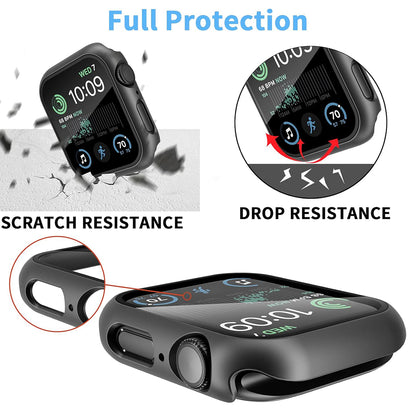 Techsuit Defense360 Pro Hülle für Apple Watch 44mm Series, Schwarz