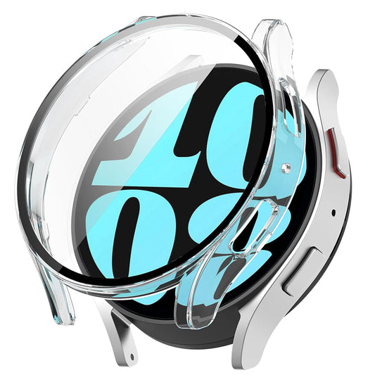 Techsuit Defense360 Pro Hülle für Samsung Galaxy Watch6 44mm, Transparent