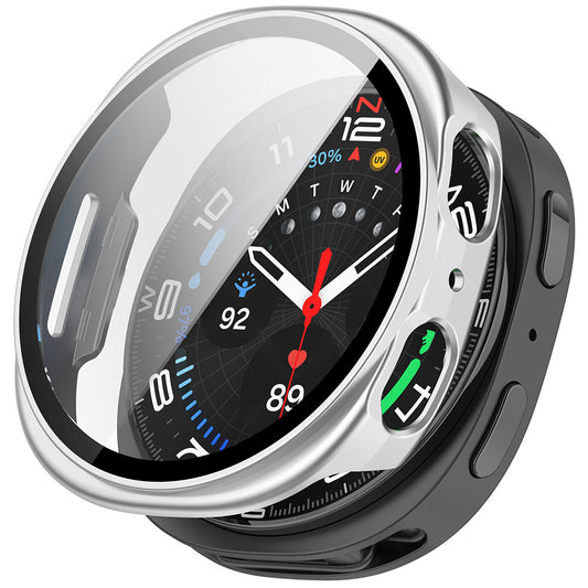 Techsuit Defense360 Pro Hülle für Samsung Galaxy Watch8 40mm, Silber
