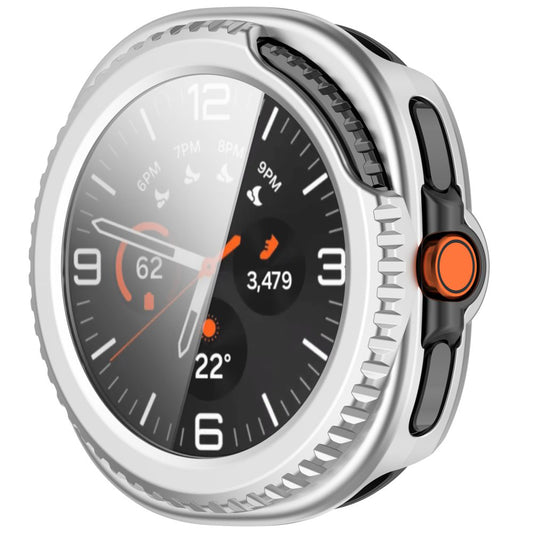 Techsuit Defense360 Pro Hülle für Samsung Galaxy Watch8 Classic, Silber