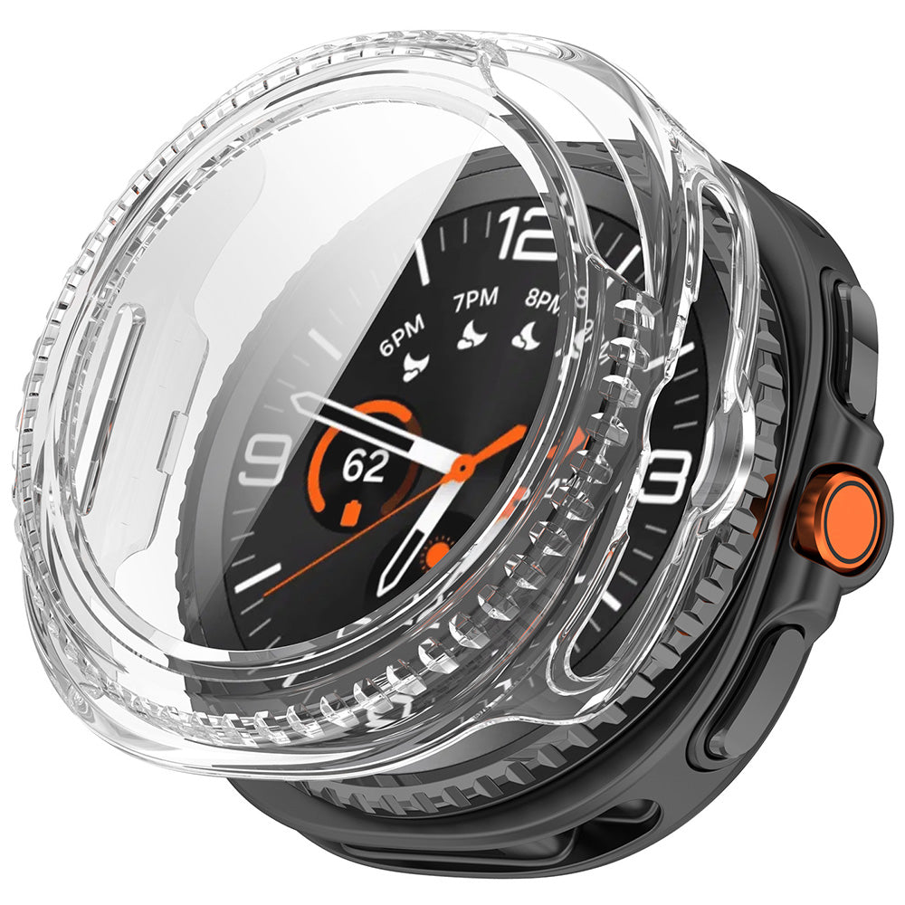 Techsuit Defense360 Pro Hülle für Samsung Galaxy Watch8 Classic, Transparent