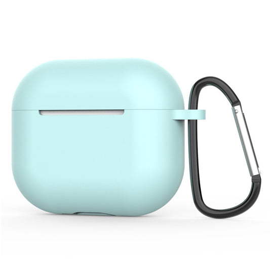 Techsuit Silikonhülle für Apple AirPods 4, Hell Türkis