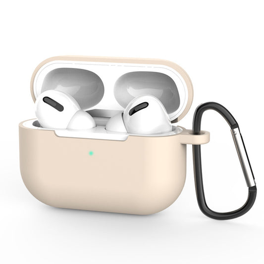 Techsuit Silikonhülle für Apple AirPods Pro 3, Creme