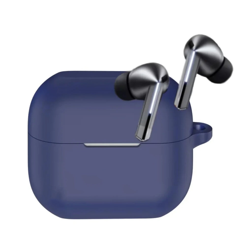 Techsuit Silikonhülle für Samsung Galaxy Buds3 FE / Buds3 Pro / Buds3, Marineblau