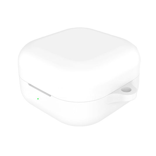 Techsuit Silikonhülle für Samsung Galaxy Buds4 / Buds4 Pro, Weiß