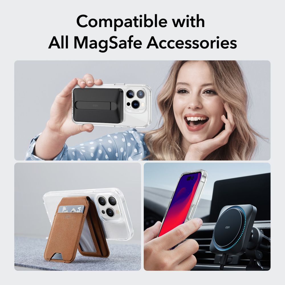 MagSafe Hülle für Apple iPhone 14 Pro Max, ESR, Ch Halolock, Transparent
