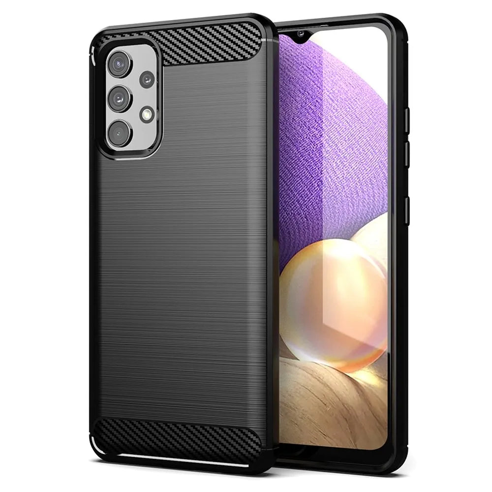 Hülle für Samsung Galaxy A33 5G A336, Forcell, Carbon, Schwarz