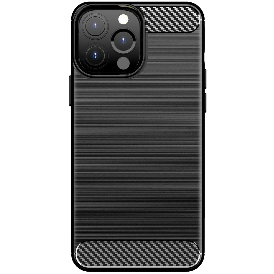 Hülle für Apple iPhone 14 Pro, OEM, Carbon, Schwarz