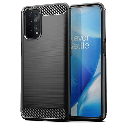 Hülle für Oppo A74 5G / A54 5G / A93 5G, OEM, Carbon, Schwarz