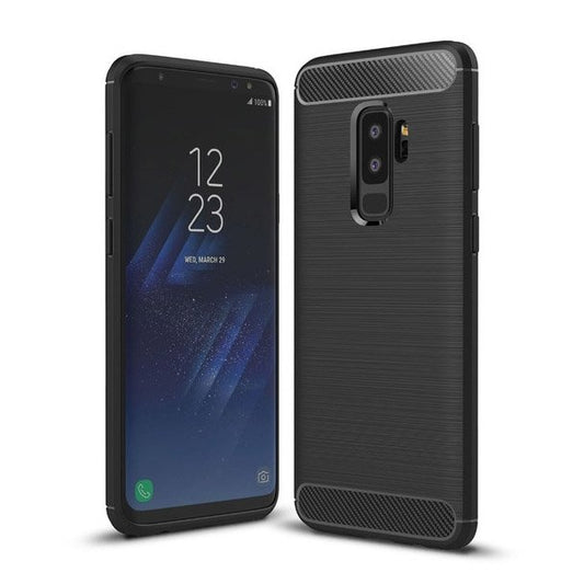 Hülle für Samsung Galaxy S9+ G965, OEM, Carbon, Schwarz