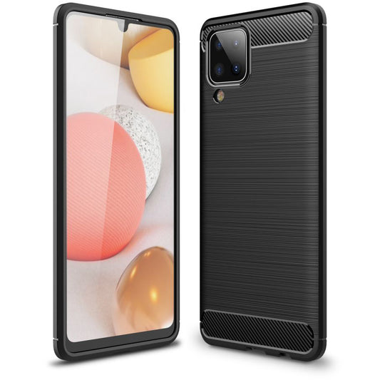 Hülle für Samsung Galaxy A12 Nacho A127 / M12 M127 / A12 A125, OEM, Carbon, Schwarz