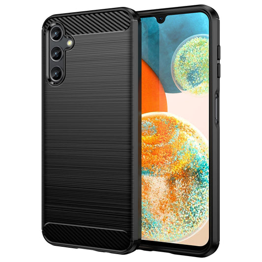 Hülle für Samsung Galaxy A14 A145 / A14 5G A146, OEM, Carbon, Schwarz