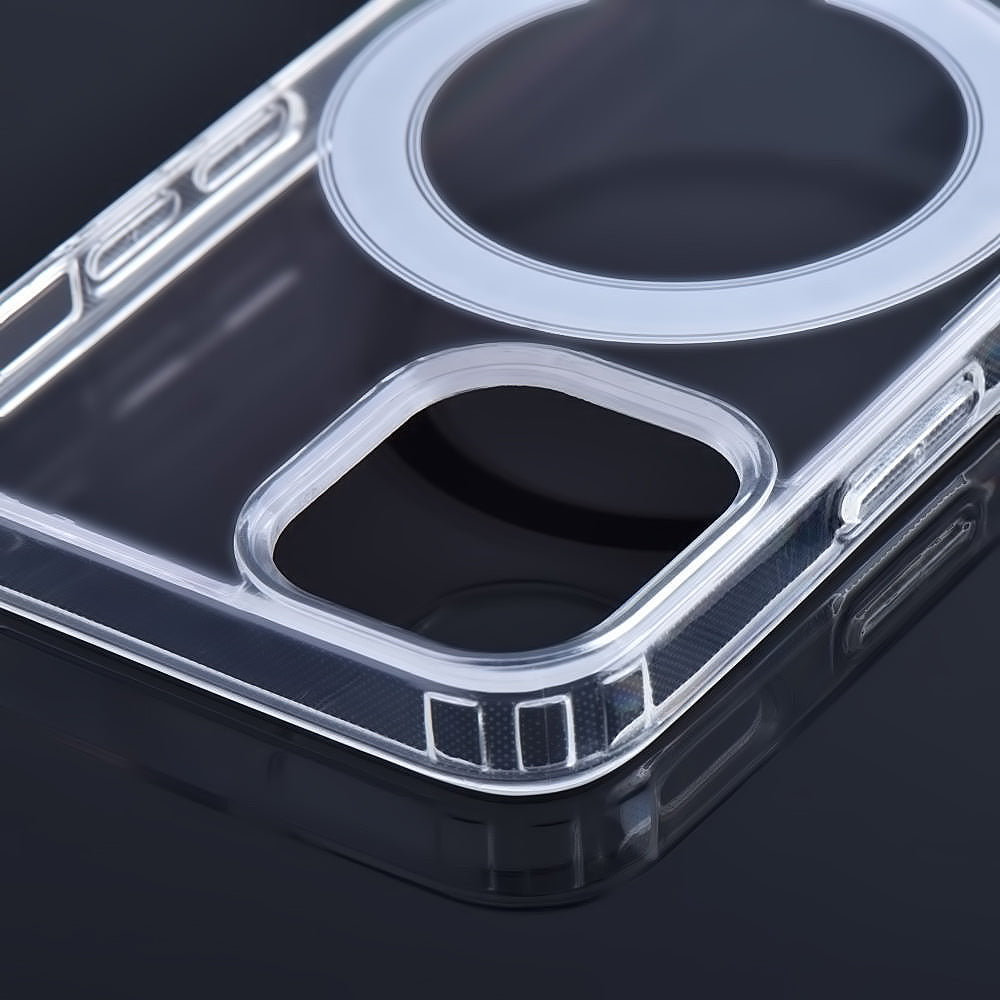 MagSafe-Hülle für Apple iPhone 13 Pro Max, OEM, Clear Mag, Transparent