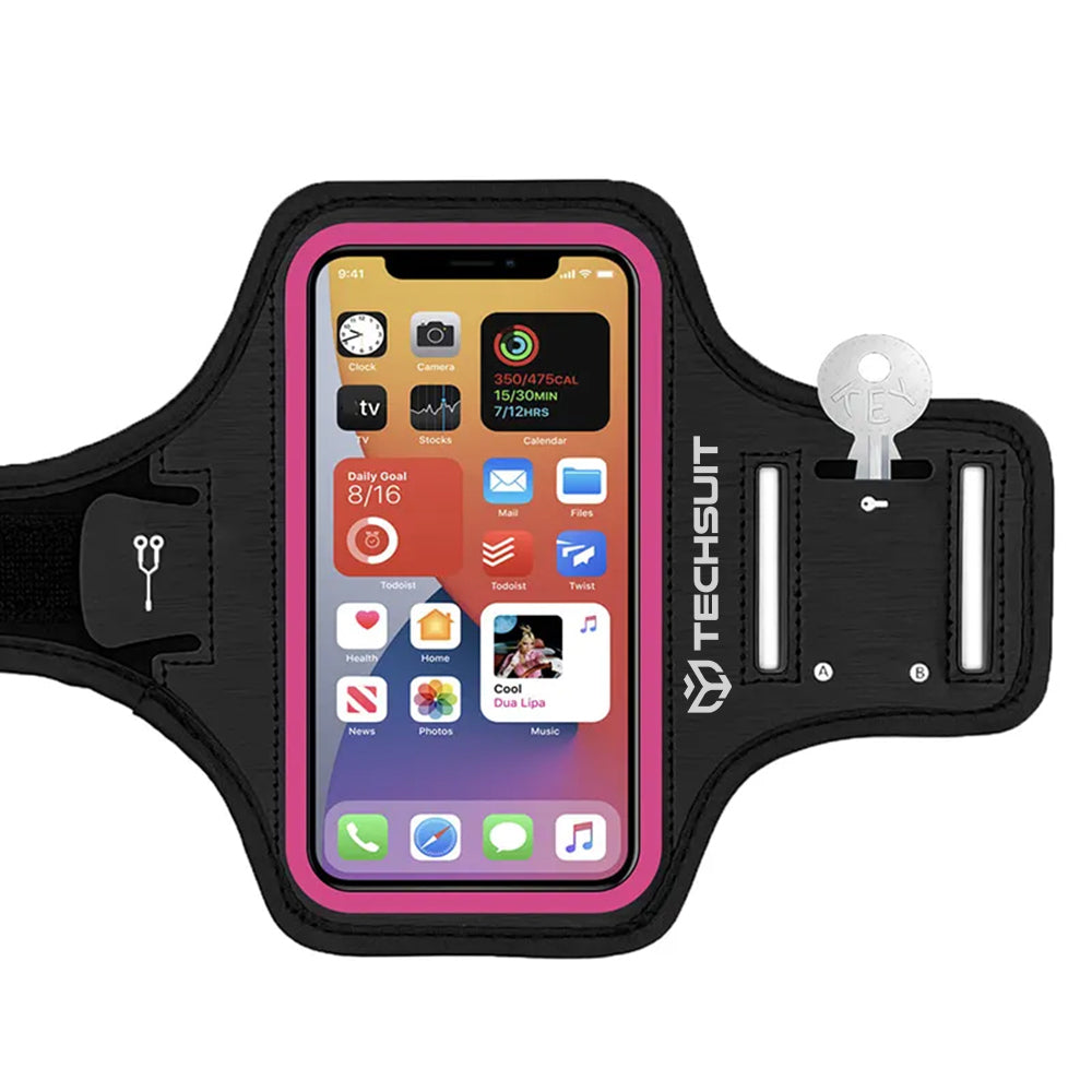 Universal Phone Case max. 6.8inch, Techsuit, Sports TH20, Pink