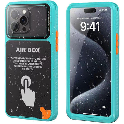 Universelle wasserdichte Hülle für Telefon max. 6,1 Zoll, ShellBox, AirBox, Blau