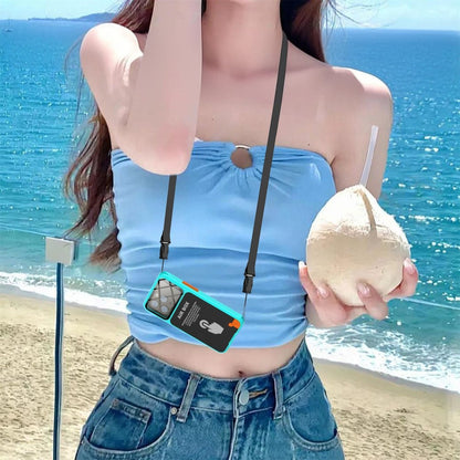 Universelle wasserdichte Hülle für Telefon max. 6,1 Zoll, ShellBox, AirBox, Blau