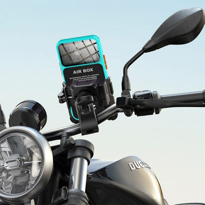 Universelle wasserdichte Hülle für Telefon max. 6,1 Zoll, ShellBox, AirBox, Blau