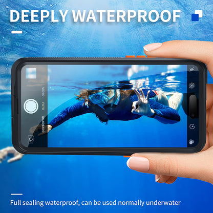 Universelle wasserdichte Hülle für Telefon max. 6,1 Zoll, ShellBox, AirBox, Schwarz