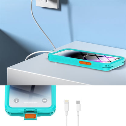 Universal Waterproof Case for Phone max. 6.7inch, ShellBox, AirBox, Blue