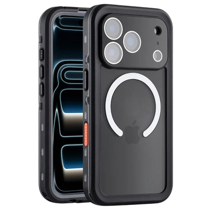 Wasserdichte Hülle für Apple iPhone 18 Pro / 17 Pro, ShellBox, Schwarz
