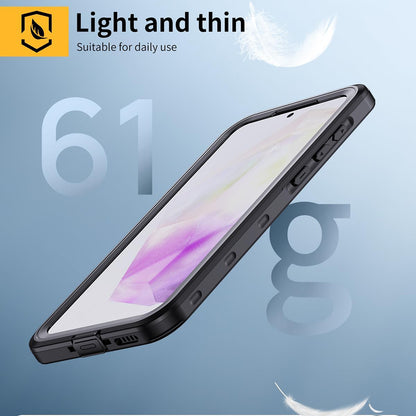 Waterproof Case for Samsung Galaxy A35 5G A356, ShellBox, Black
