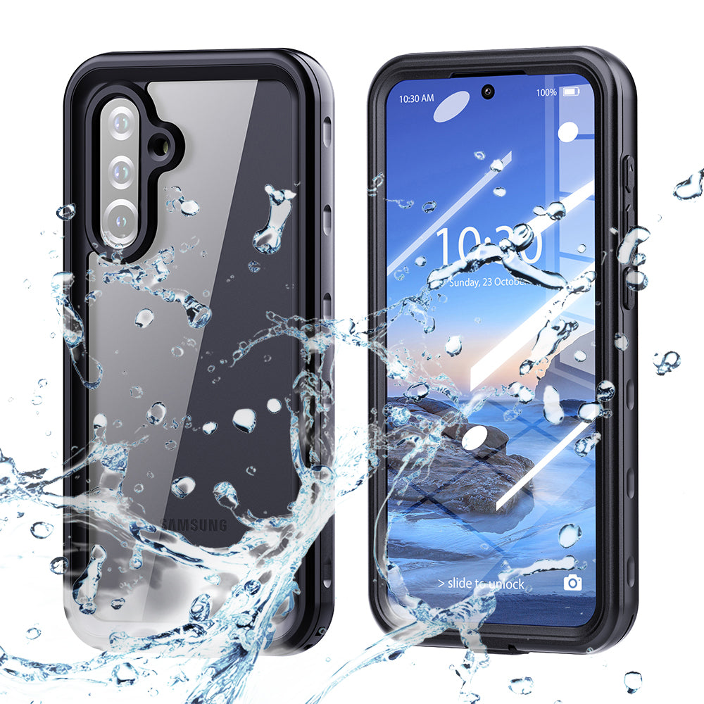 Waterproof Case for Samsung Galaxy A36 A366, ShellBox, Black