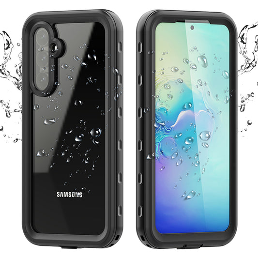 Wasserdichte Hülle für Samsung Galaxy A54 A546, ShellBox, Schwarz