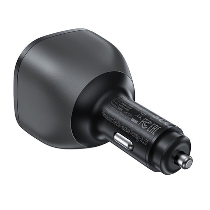 Auto-Ladegerät Acefast B14, 165W, 5A, 1 x USB-A - 2 x USB-C, Schwarz