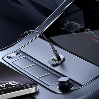 Auto-Ladegerät Baseus GoTrip, 30W, 3A, 1 x USB-A - 1 x USB-C, Schwarz