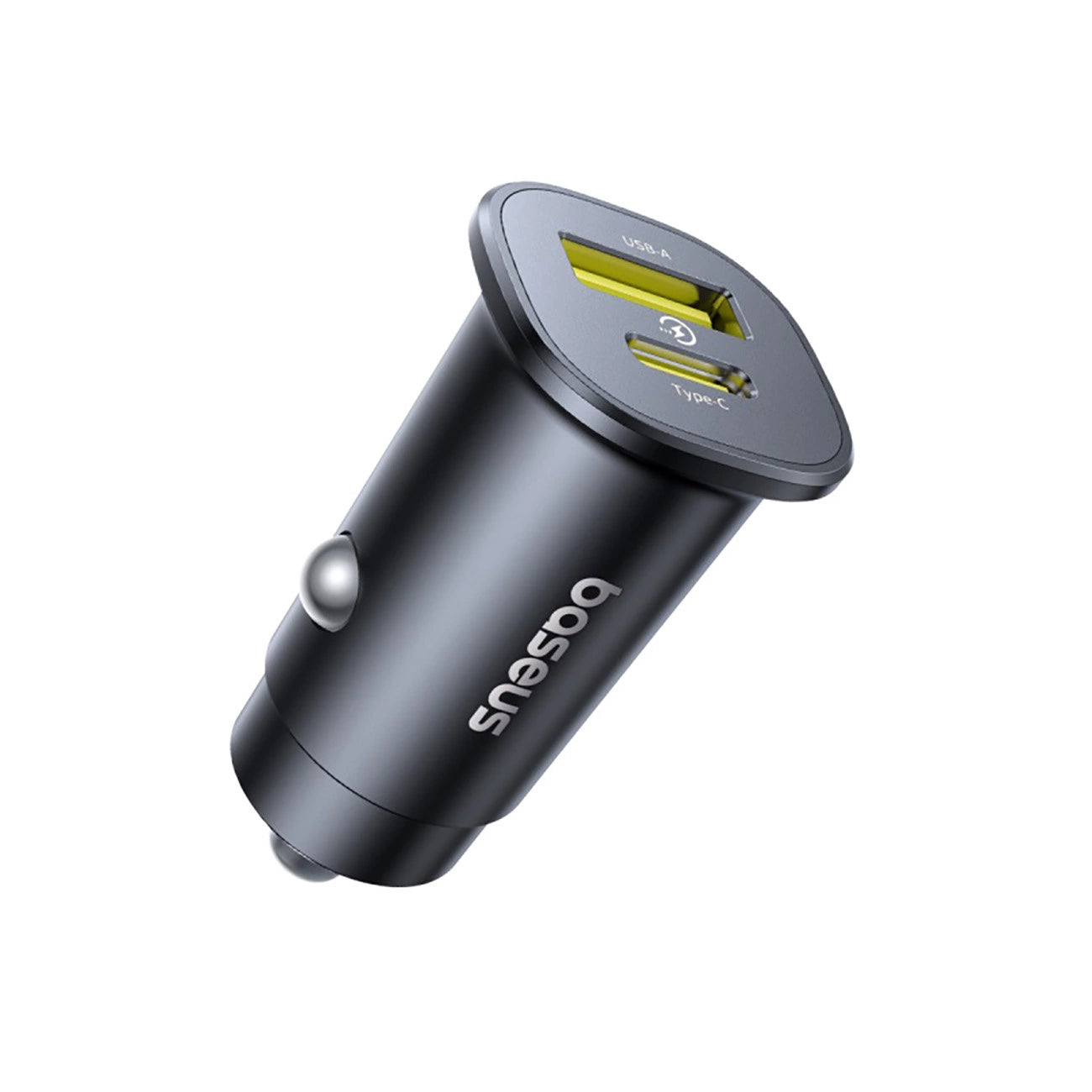 Auto-Ladegerät Baseus GoTrip, 30W, 3A, 1 x USB-A - 1 x USB-C, Schwarz