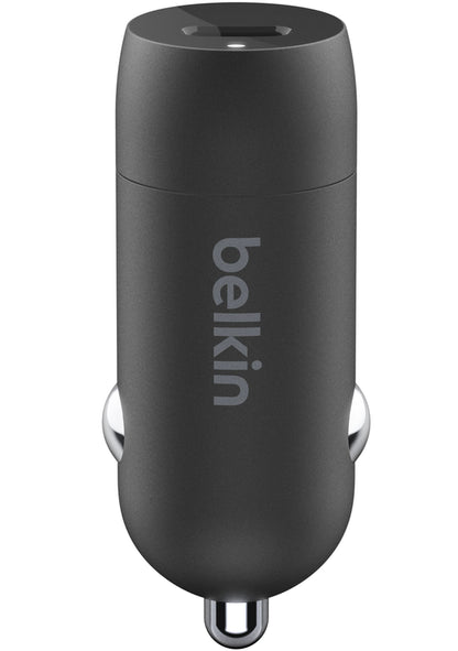 Belkin BoostCharge Auto-Ladegerät, 30W, 3A, 1 x USB-C, Schwarz CCA004btBK