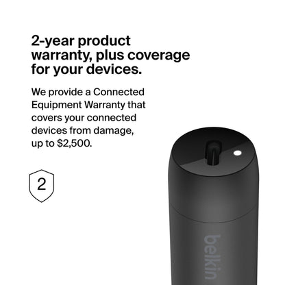 Belkin BoostCharge Auto-Ladegerät, 30W, 3A, 1 x USB-C, Schwarz CCA004btBK