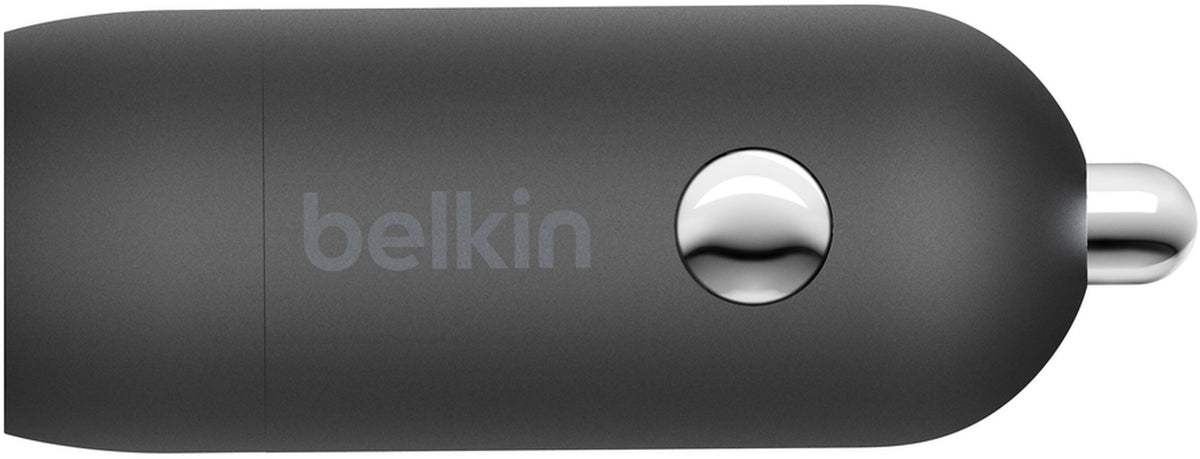 Belkin BoostCharge Auto-Ladegerät, 30W, 3A, 1 x USB-C, Schwarz CCA004btBK