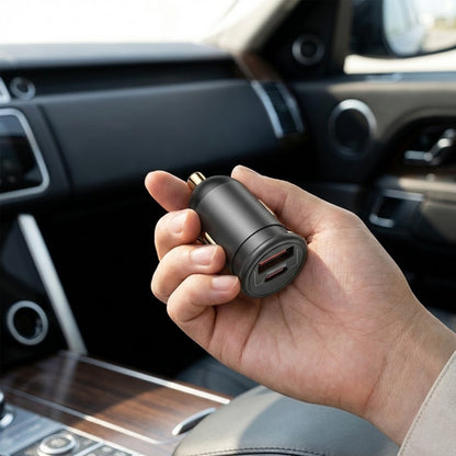 Auto-Ladegerät Blueo, 35W, 3A, 1 x USB-A - 1 x USB-C, Grau