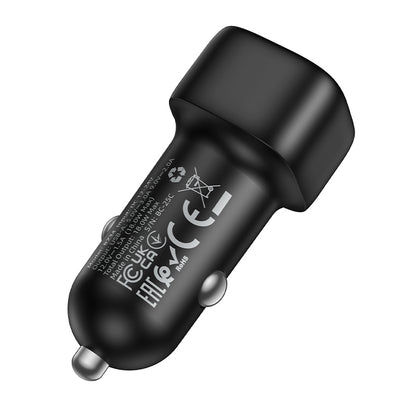 Borofone BZ34 Cloud Car Charger, 18W, 3A, 1 x USB-A, Black