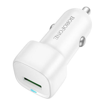 Auto-Ladegerät Borofone BZ34 Cloud, 18W, 3A, 1 x USB-A, Weiß