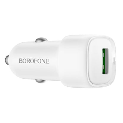 Auto-Ladegerät Borofone BZ34 Cloud, 18W, 3A, 1 x USB-A, Weiß