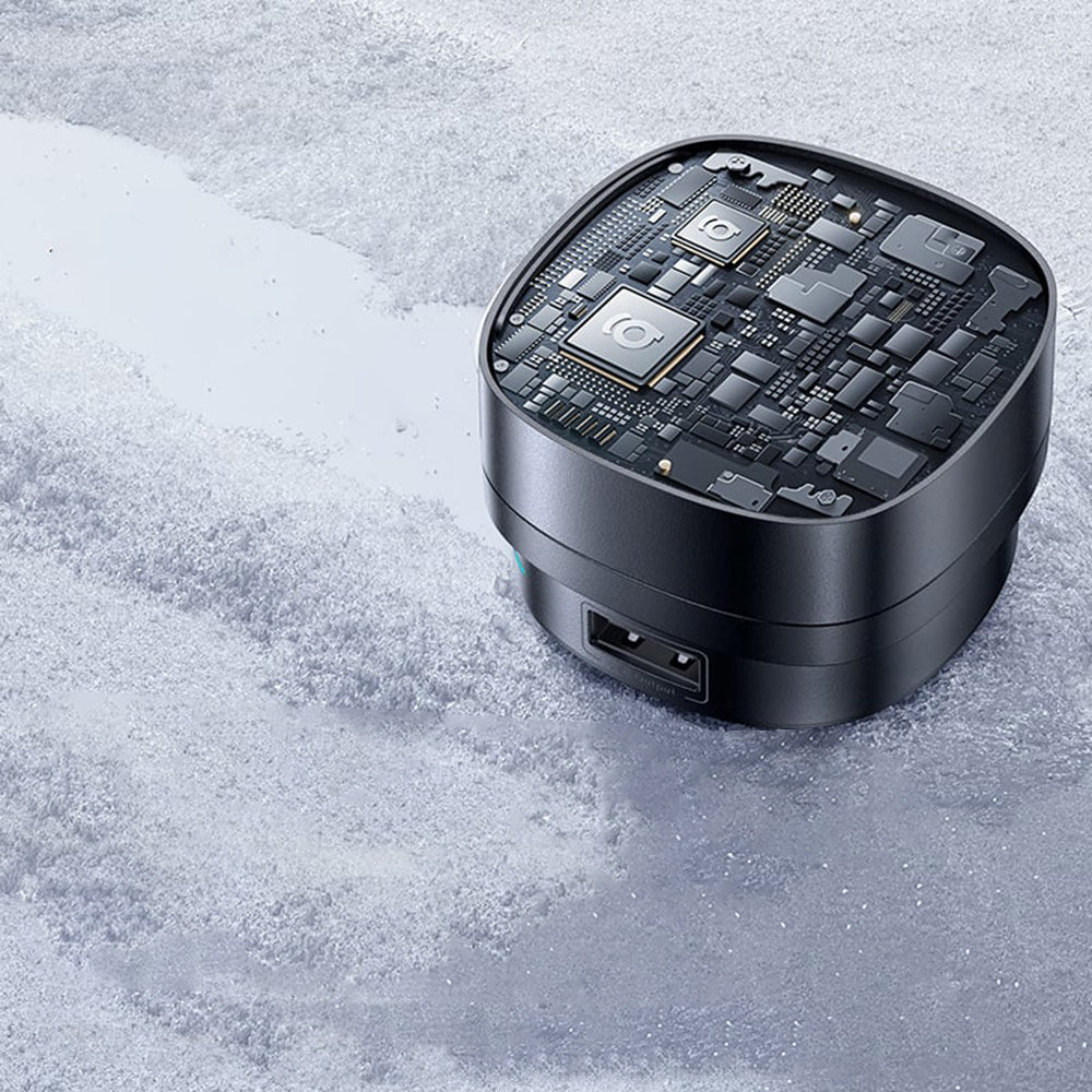 Auto-Ladegerät mit USB-C Kabel Baseus PrimeTrip VR1, 60W, 3A, 1 x USB-A - 1 x USB-C, Schwarz C00069001121-00