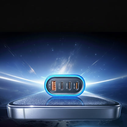 Auto-Ladegerät mit USB-C Kabel Lisen, 101W, 3.25A, 1 x USB-A - 3 x USB-C, Schwarz YL0223120021