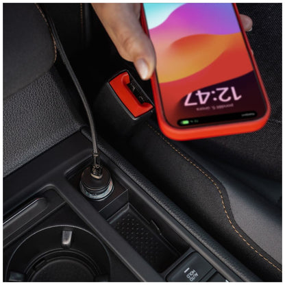 Fixed Auto Charger, 30W, 3A, 1 x USB-C, Black