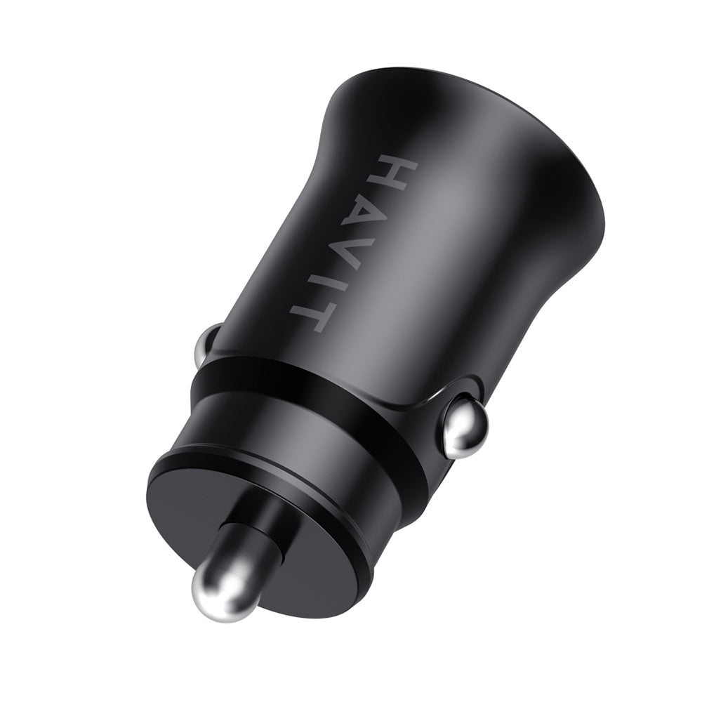 Auto-Ladegerät HAVIT CC2022, 20W, 3A, 1 x USB-A - 1 x USB-C, Schwarz