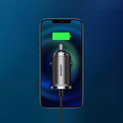 Auto-Ladegerät Joyroom C-A35, 45W, 5A, 1 x USB-A - 1 x USB-C, Grau