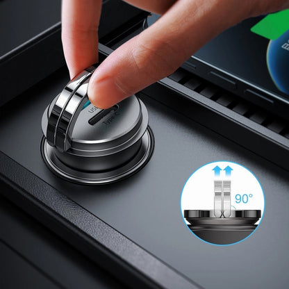 Auto-Ladegerät Joyroom C-A35, 45W, 5A, 1 x USB-A - 1 x USB-C, Grau