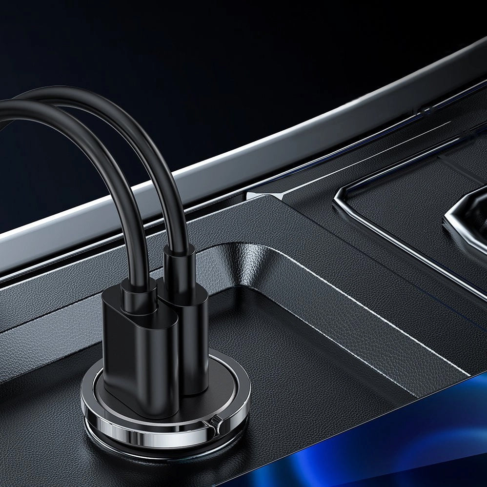 Auto-Ladegerät Joyroom C-A35, 45W, 5A, 1 x USB-A - 1 x USB-C, Grau